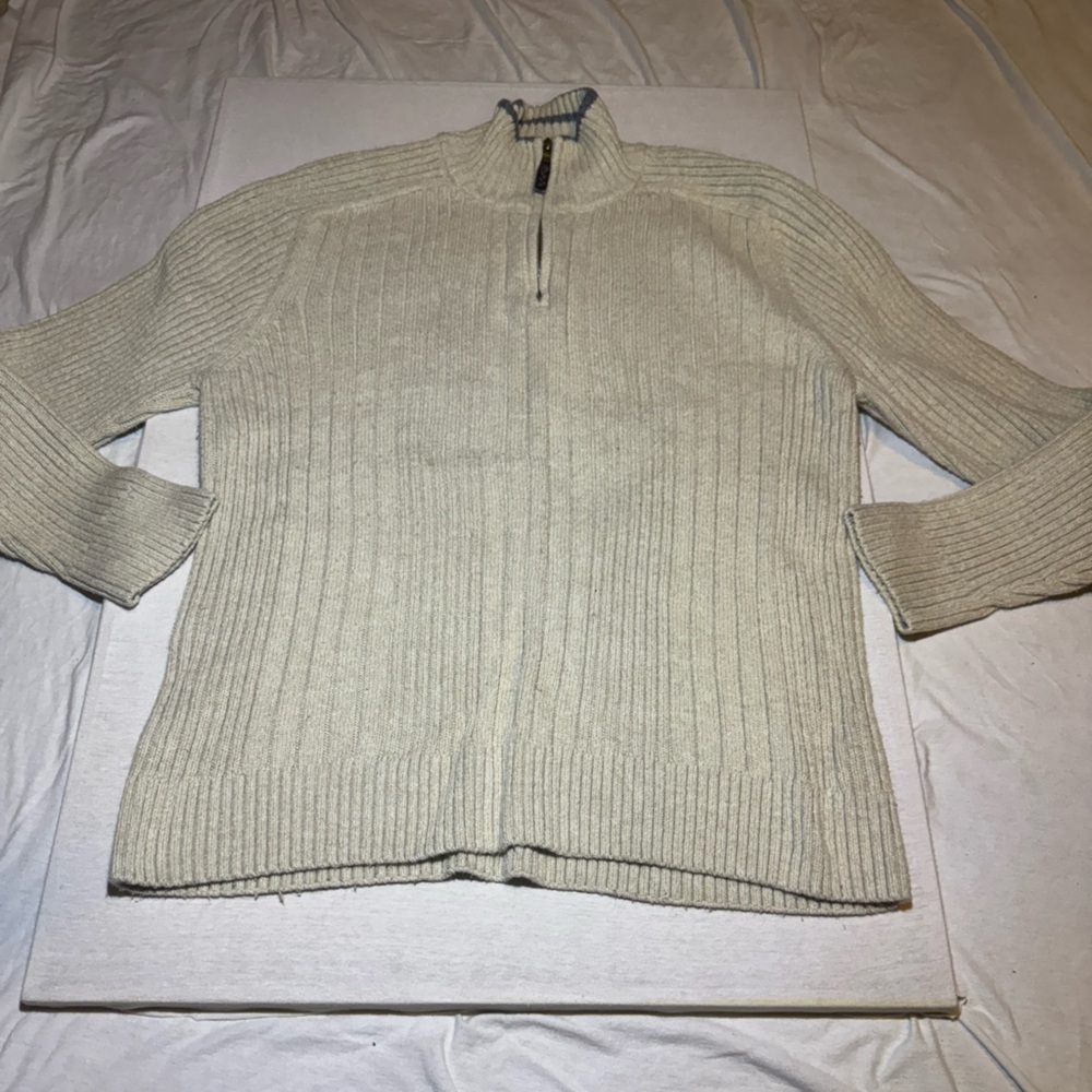 Elegant Cream Turtleneck Sweater